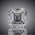 1.01 carat Asscher cut Diamond GIA G color VS1 clarity no flourescence loose