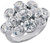 3.4 ct Round Diamond Anniversary Wedding Ring 14k White Gold Fancy Band VS/SI1 #