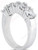 5 Round Diamond Wedding Ring Anniversary Band 2.25 ct total 14k Gold F-G, SI1