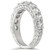 1.70 carat, 10 Round Diamond Wedding Ring Anniversary Band 18k White gold