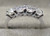 4 Round Diamond Band Wedding Ring 1.00 ct total, 0.25 each 18k White Gold VS/SI1