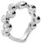 1.35 carat, 11 Round Diamond Ring 14k Wedding Anniversary Band Bezel Set F-G SI1