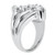 0.50 carat Round brilliant Diamond Ring Anniversary Journey Band 14K White Gold