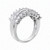 2.46 carat Princess & Round Diamond Ring 14K White Gold Anniversary Band F VS