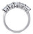 1.50 carat, 5 Round DIAMOND Anniversary Wedding Band 14k white Gold Ring 5 x 0.30 ct F VS/SI1