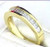  1.1 ct Princess cut DIAMOND Anniversary Ring 18k Gold Band, 11 x 0.10 ct each