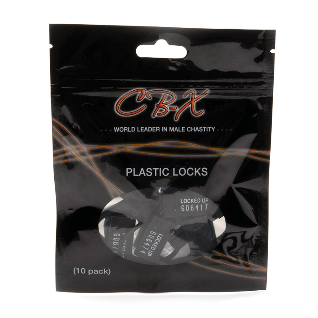 Chastity Plastic Locks (10) Pack - Package