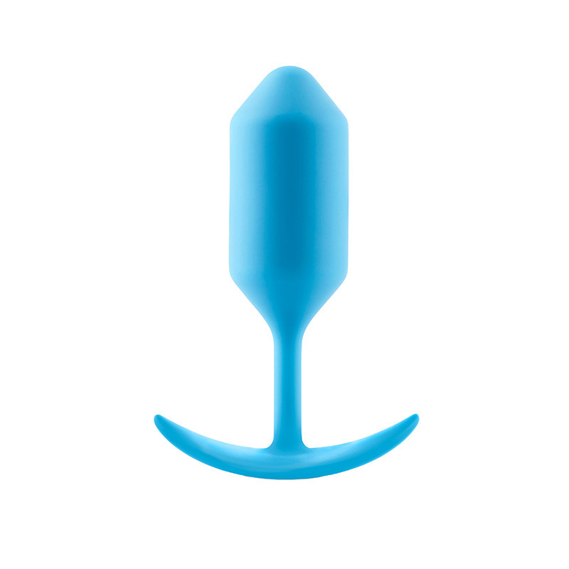 Teal b-Vibe Snug Plug 3 Weighted Silicone Plug