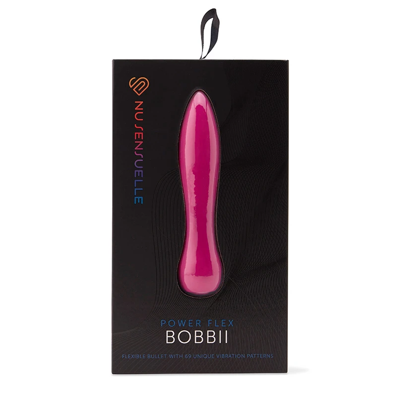 Magenta NU Sensuelle Bobbii Flexible 69 Function Bullet - Packaging Front