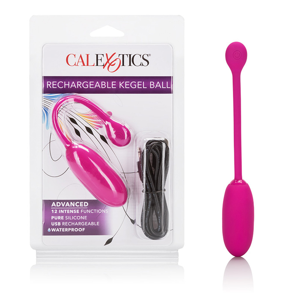 CalExotics Advanced Rechargeable Kegel Ball - Packaging Combo