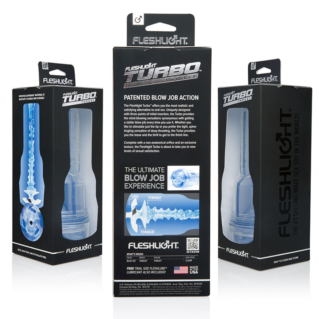 Fleshlight Turbo Thrust Blue Ice - Packaging 