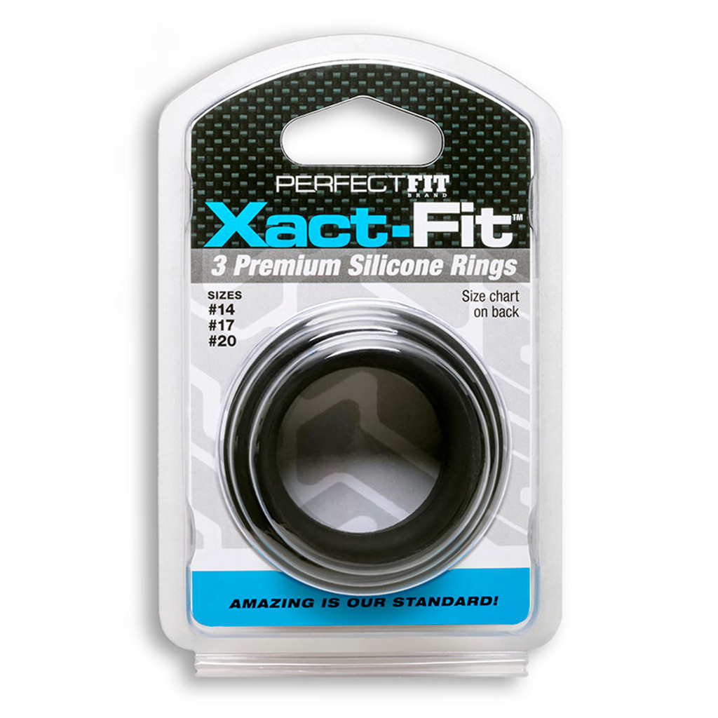 Perfect Fit Brand Xact-Fit Cock Rings (Mixed) - Package