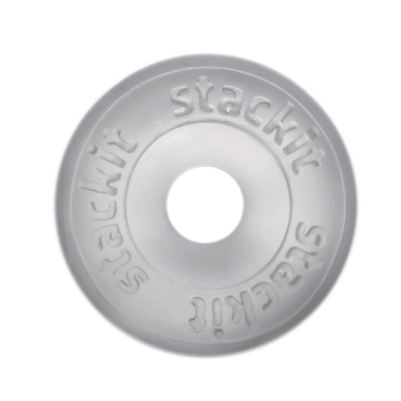 Clear Perfect Fit Brand Stackit Cock Ring - Front