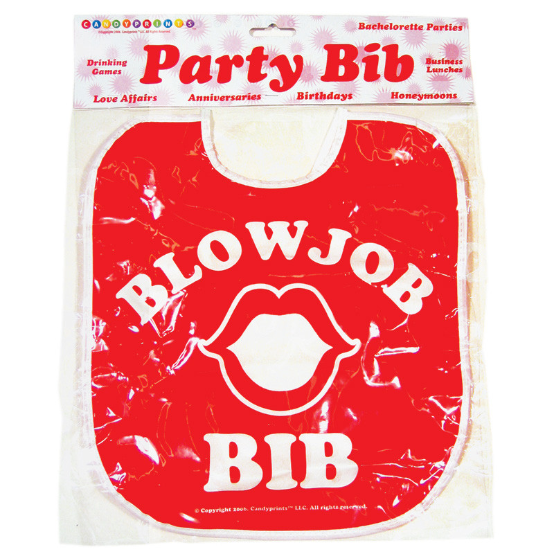 Candyprints Blow Job Party Bib