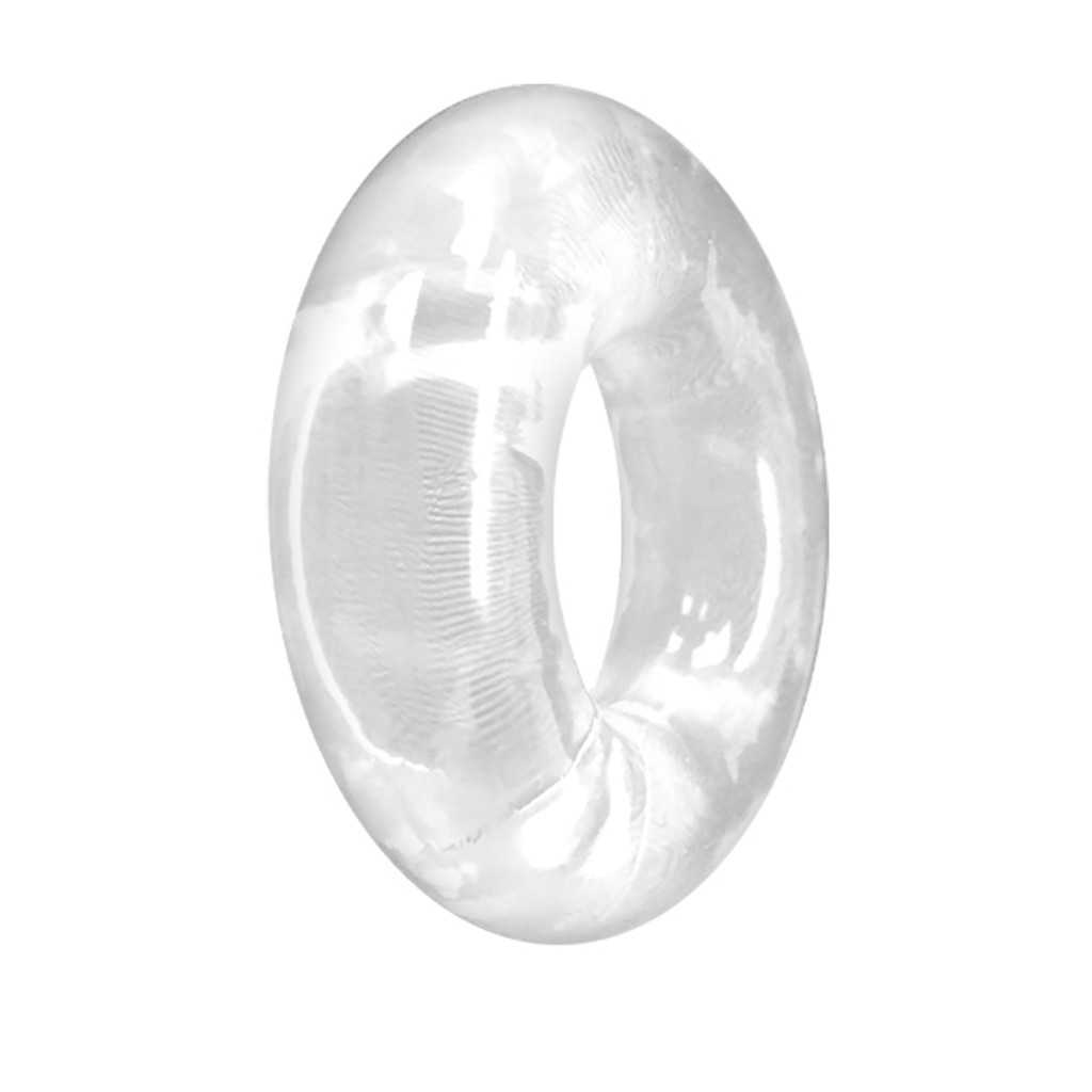 Rock Solid Clear Donut 3X Cock Ring