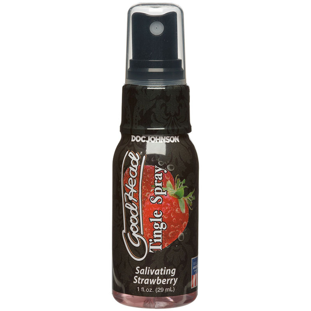 Doc Johnson GoodHead Tingle Spray (Salivating Strawberry) - Bottle