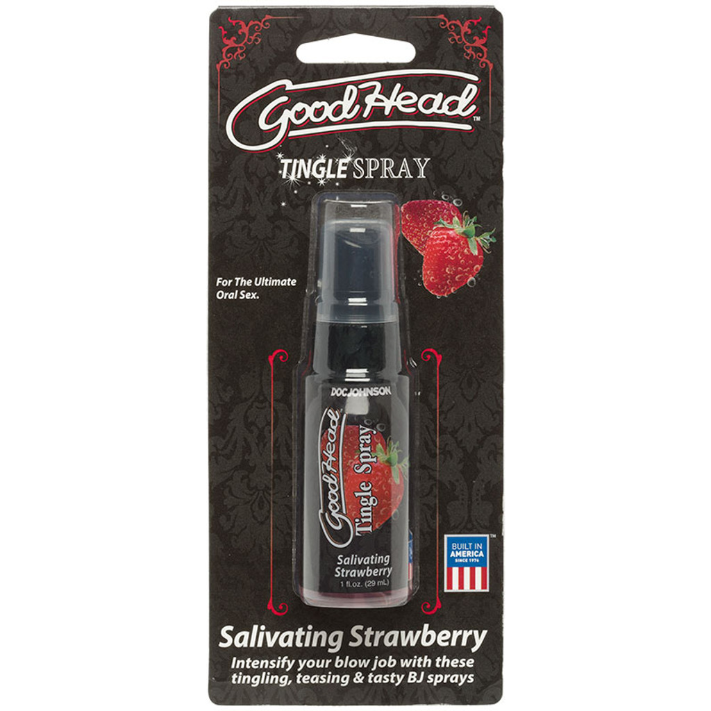 Doc Johnson GoodHead Tingle Spray (Salivating Strawberry) - Package