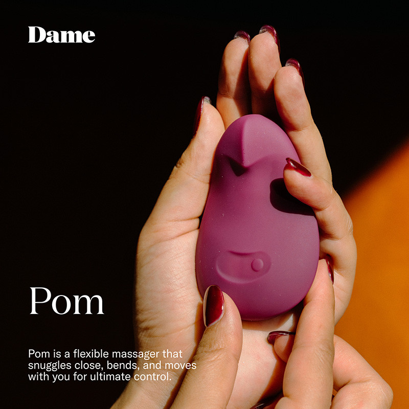 Pom Flexible Vibrator by Dame Products - Ad #2