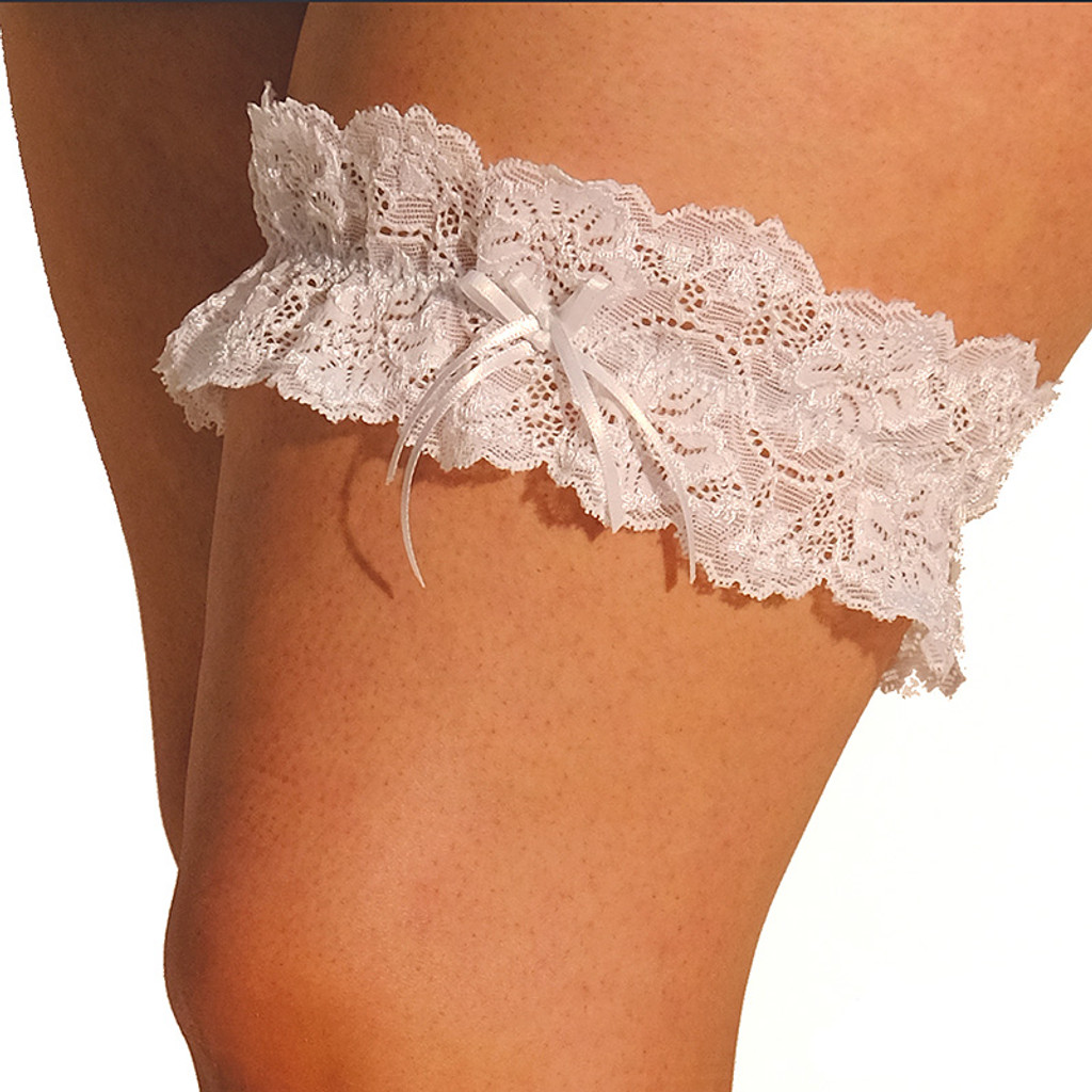 Just to Flirt Lace Bridal Leg Garter