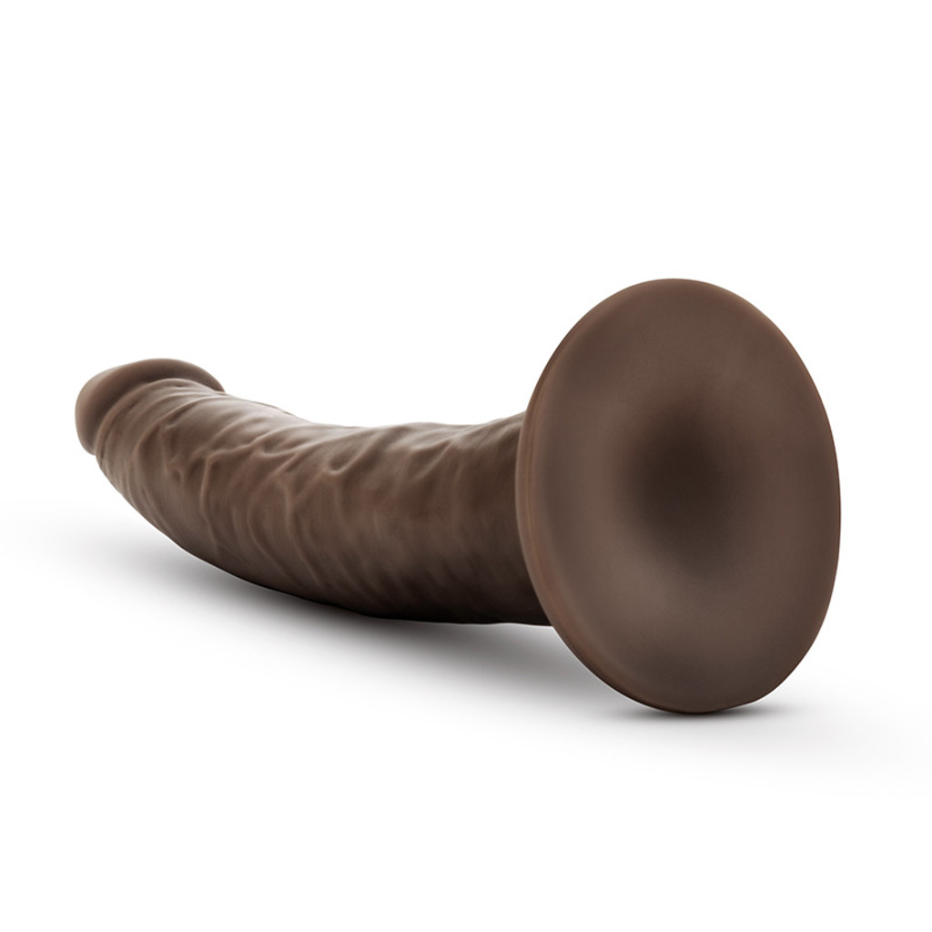 Chocolate Blush Novelties Dr. Skin 7" Cock with Suction Cup - Base