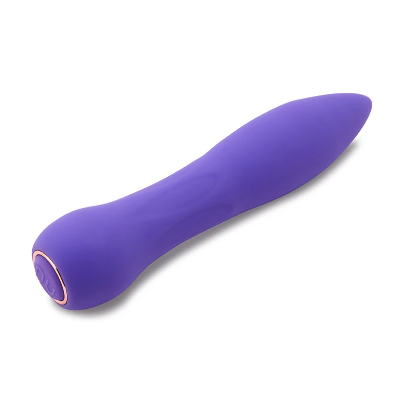 Violet NU Sensuelle Bobbii XLR8 15-Function Rechargeable Vibrator with Turbo Boost - Laying
