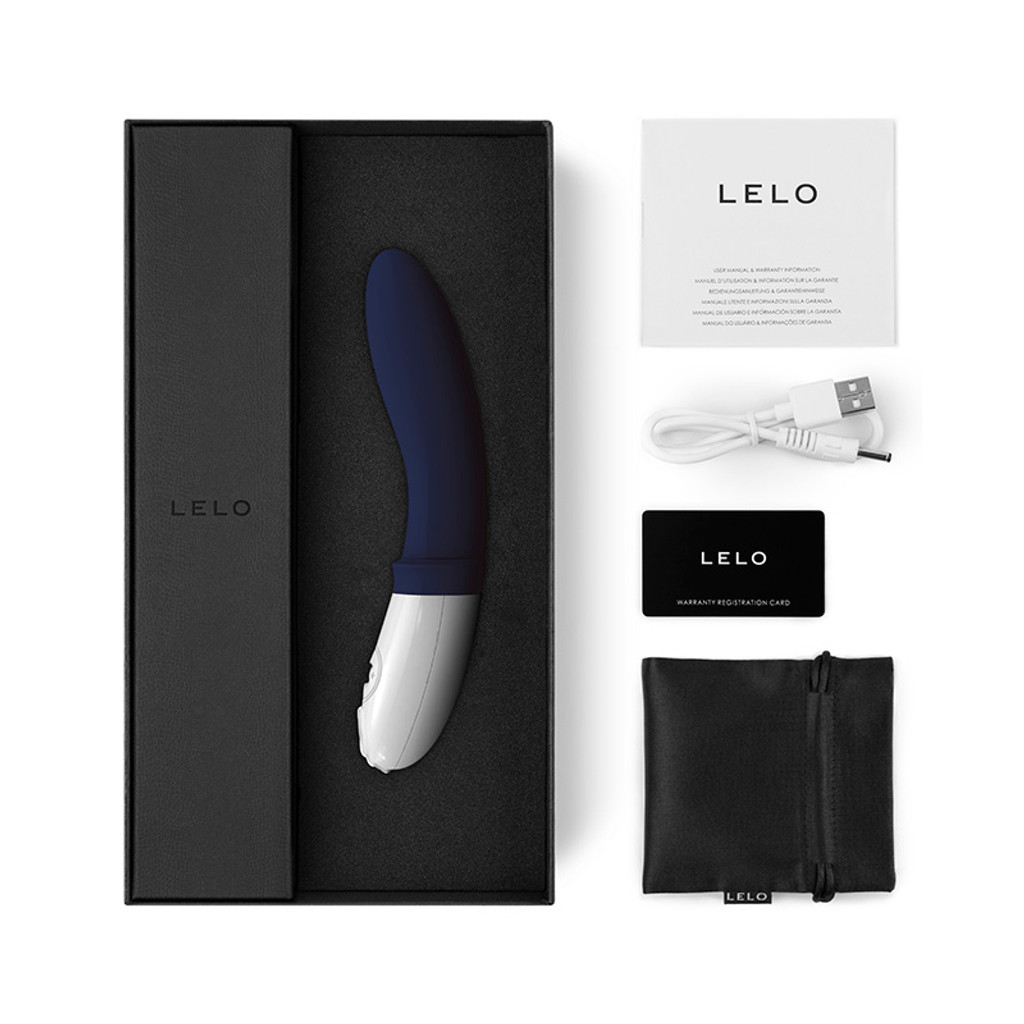 Deep Blue LELO BILLY™ 2 Vibrator - Contents