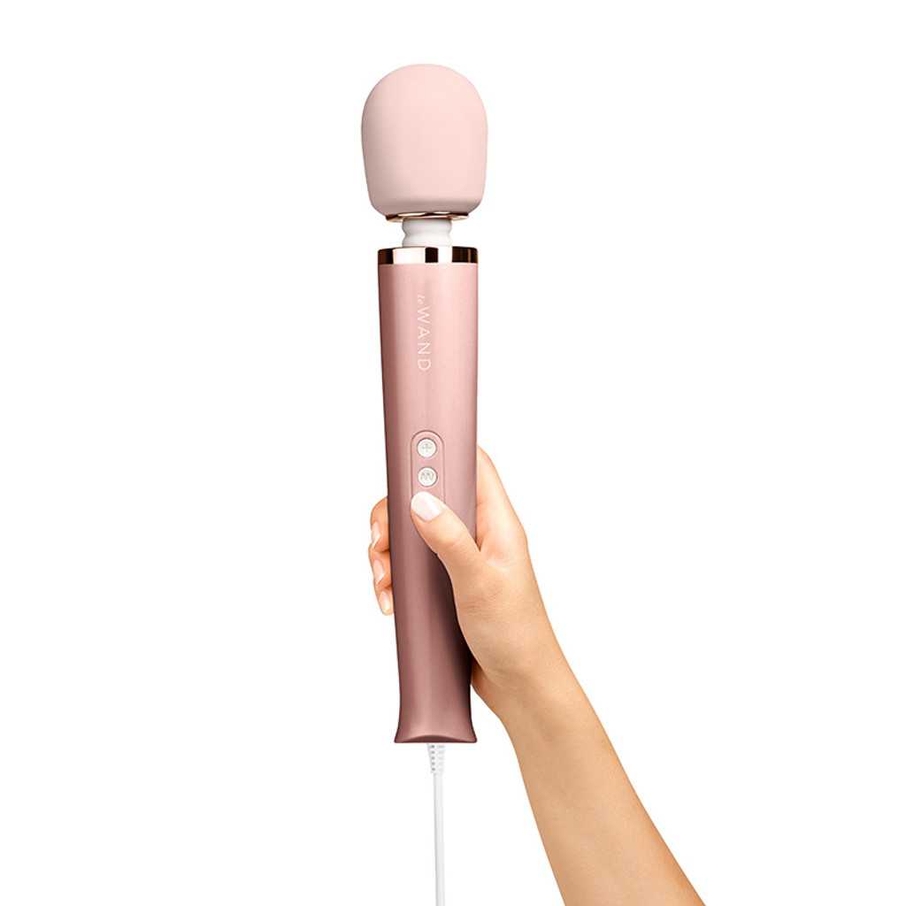 Rose Gold Le Wand Plug-In Vibrating Massager - Handheld