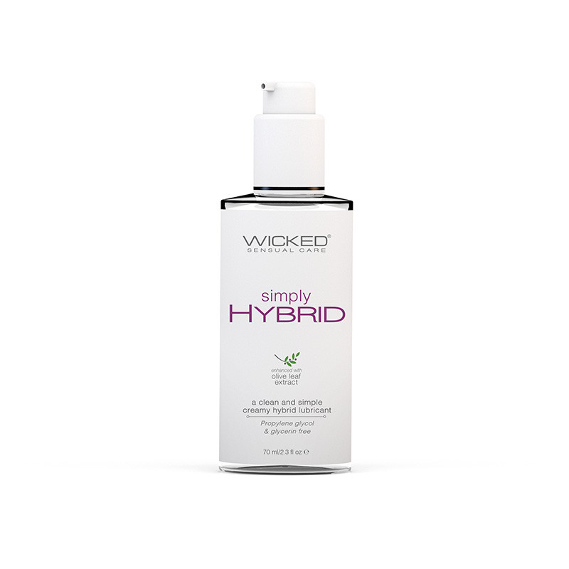 Wicked Sensual Care Simply Creamy Hybrid Lubricant  2.3 oz. - Front