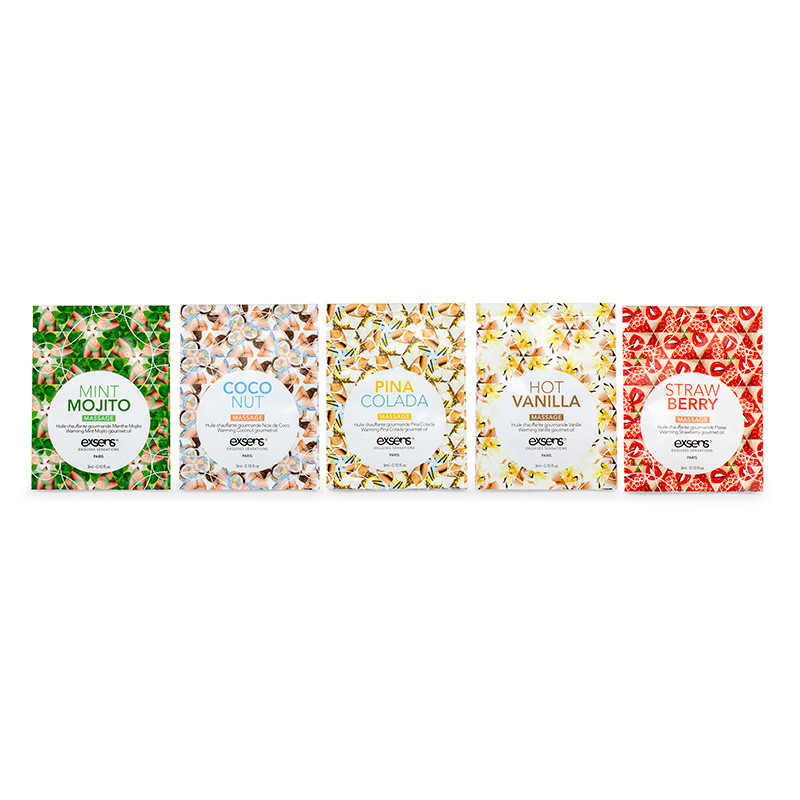 Exsens Warming Massage Oil Sample - Group