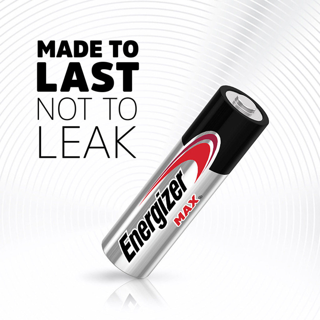 Energizer MAX Alkaline AA Batteries - Won't Leak