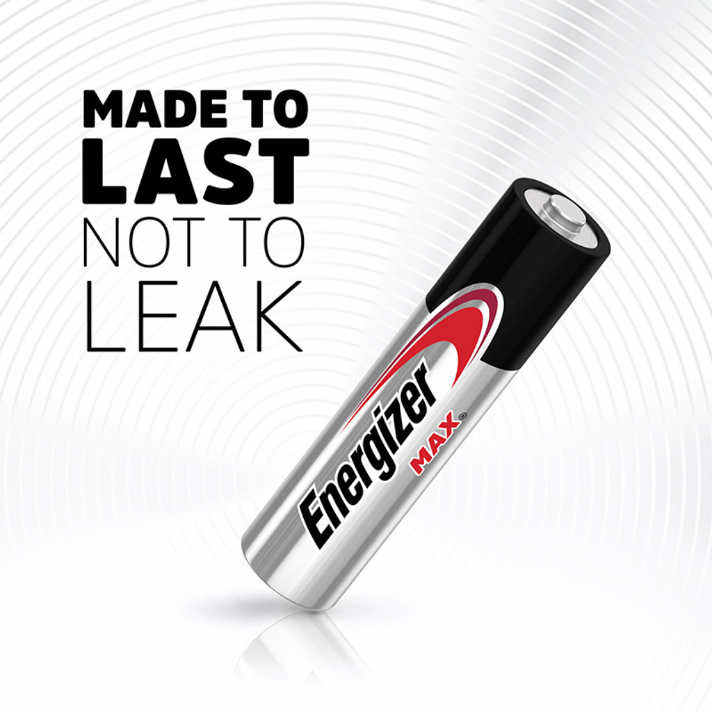 Energizer MAX Alkaline AAA Batteries - Won't Leak