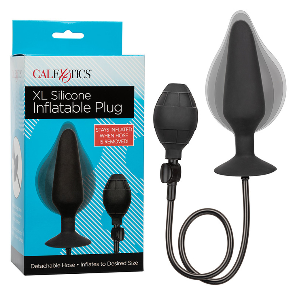 CalExotics  XL Silicone Inflatable Butt Plug - Combo