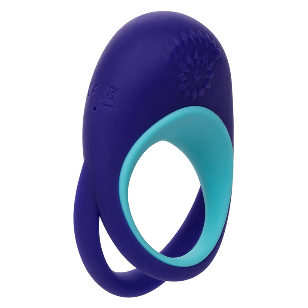 CalExotics Link Up Alpha Dual Vibrating Cock Ring - Right