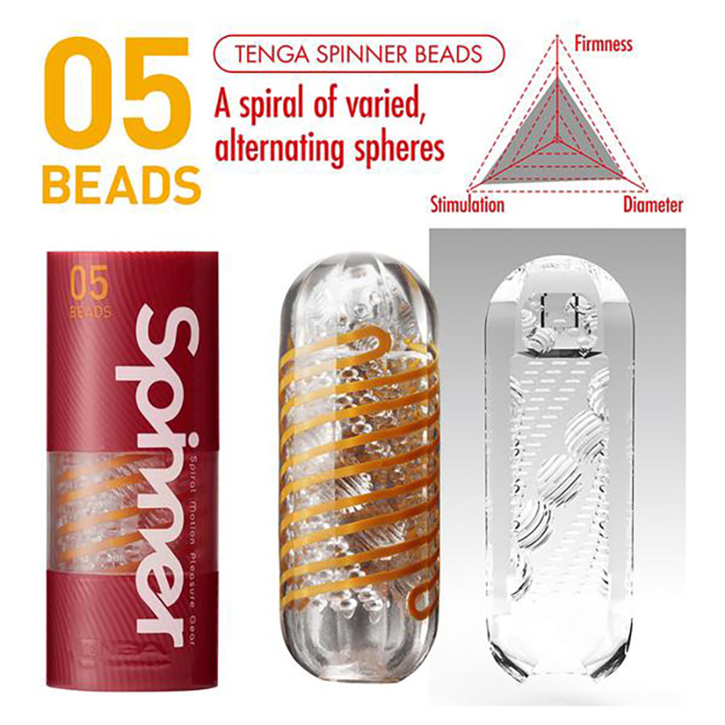 Tenga Spinner Series 05 Beads Stroker - Features 