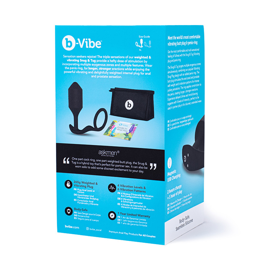 b vibe vibrating snug plug