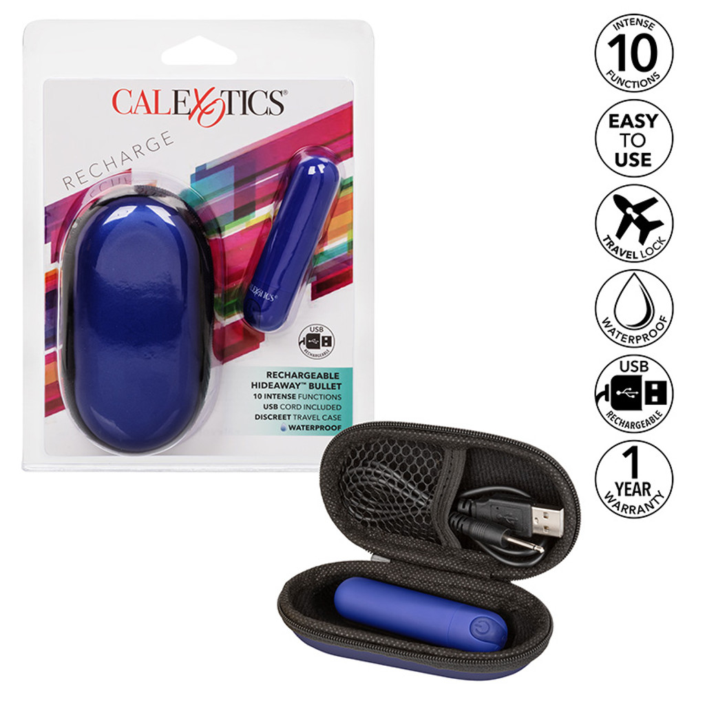 Blue CalExotics Rechargeable Hideaway Bullet - Icon