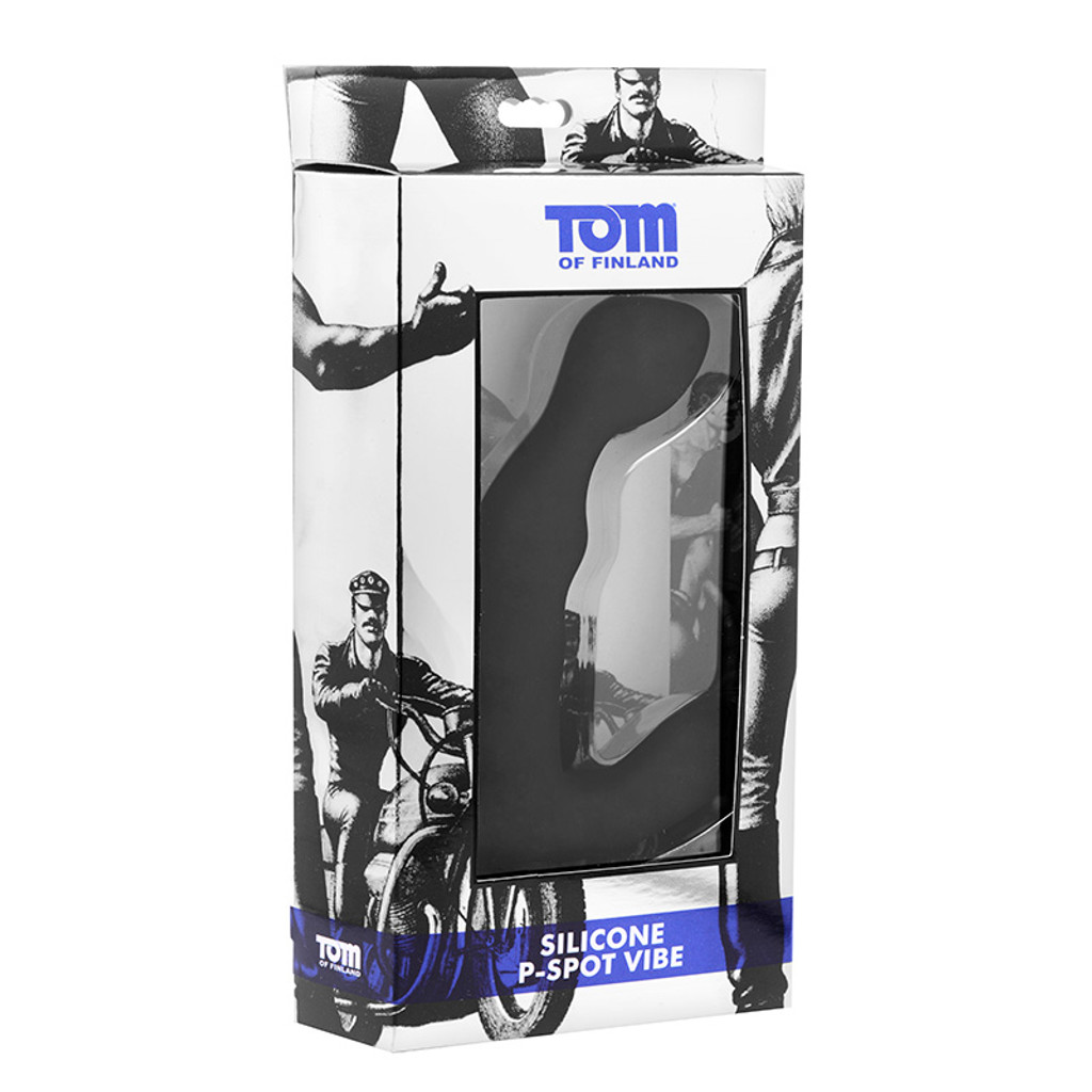 Tom of Finland Silicone P-Spot Vibe - Packaging Front