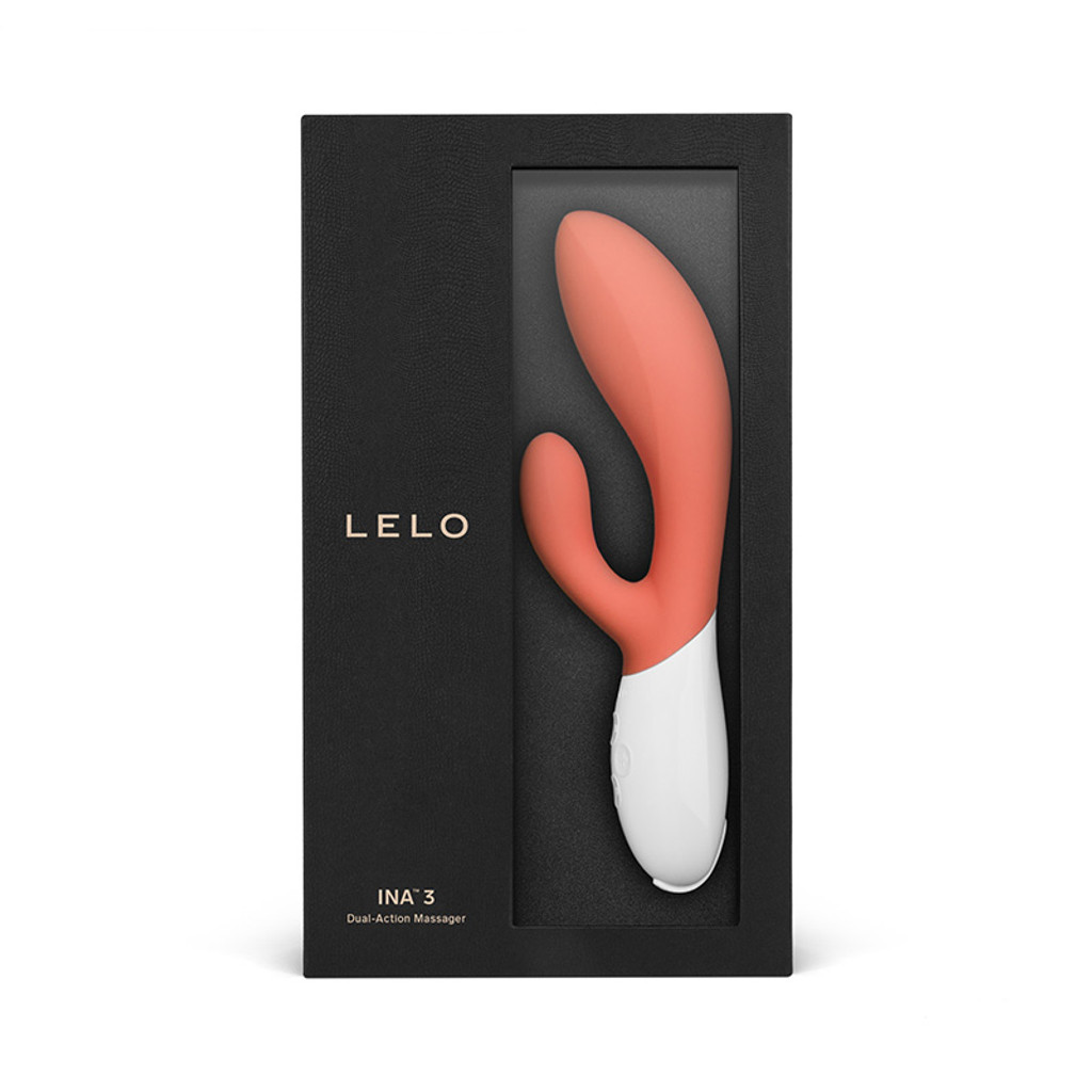 Coral INA 3 G-Spot and Clitoral Vibrator by LELO - Packaging 