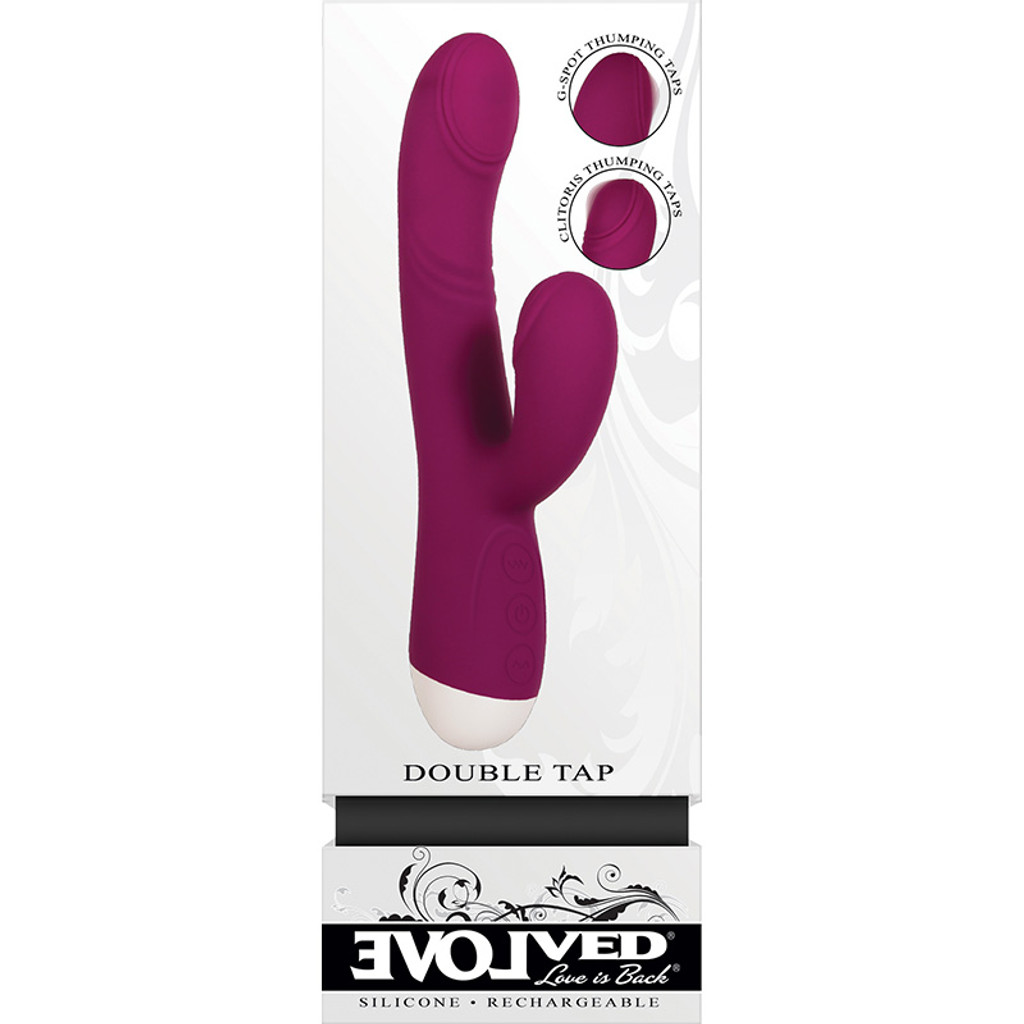 Evolved Novelties Double Tap Dual-Tapping G-spot Rabbit - Packaging Front