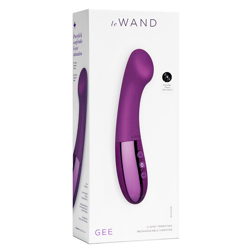 Cherry Le Wand Gee Rechargeable G-Spot Vibrator - Packaging Front