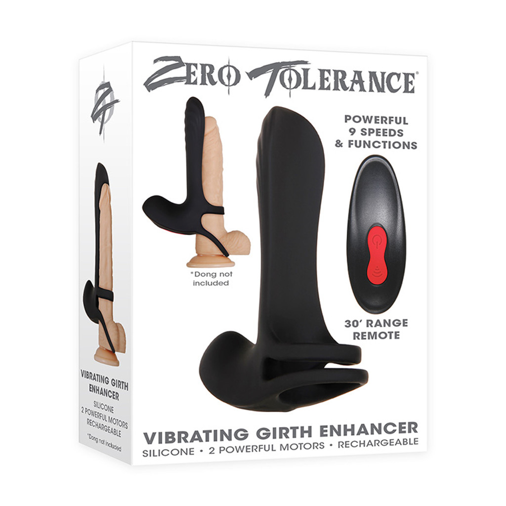 Zero Tolerance Vibrating Remote Control Penis Girth Enhancer - 3D Box