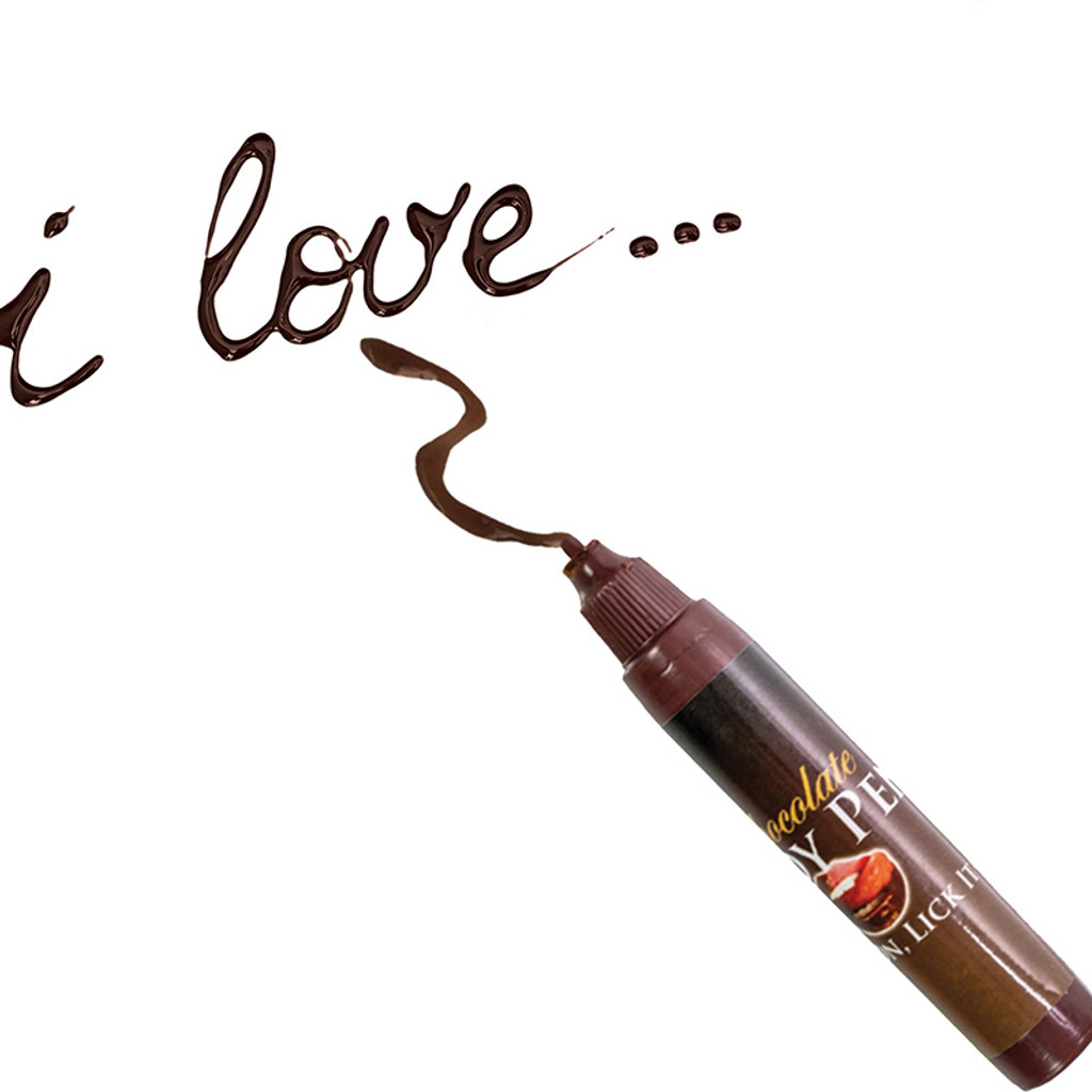 Hott Products Milk Chocolate Body Pen - Writing 