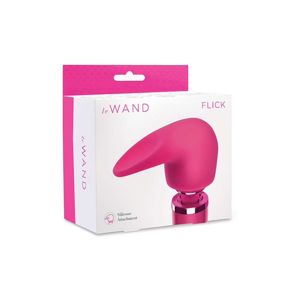 Le Wand Flick Flexible Silicone Tongue Attachment - 3D Packaging 