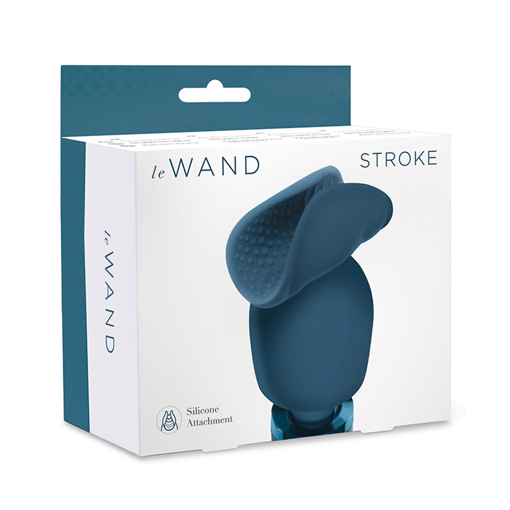 Le Wand Stroke Penis Play Silicone Attachment - 3D Packaging