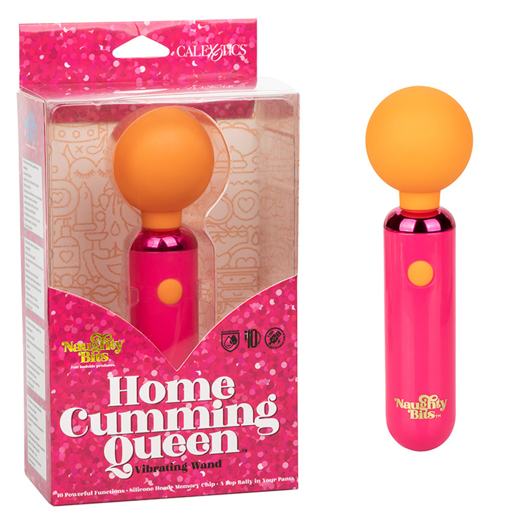 CalExotics Naughty Bits Home Cumming Queen Vibrating Wand - Catalog 