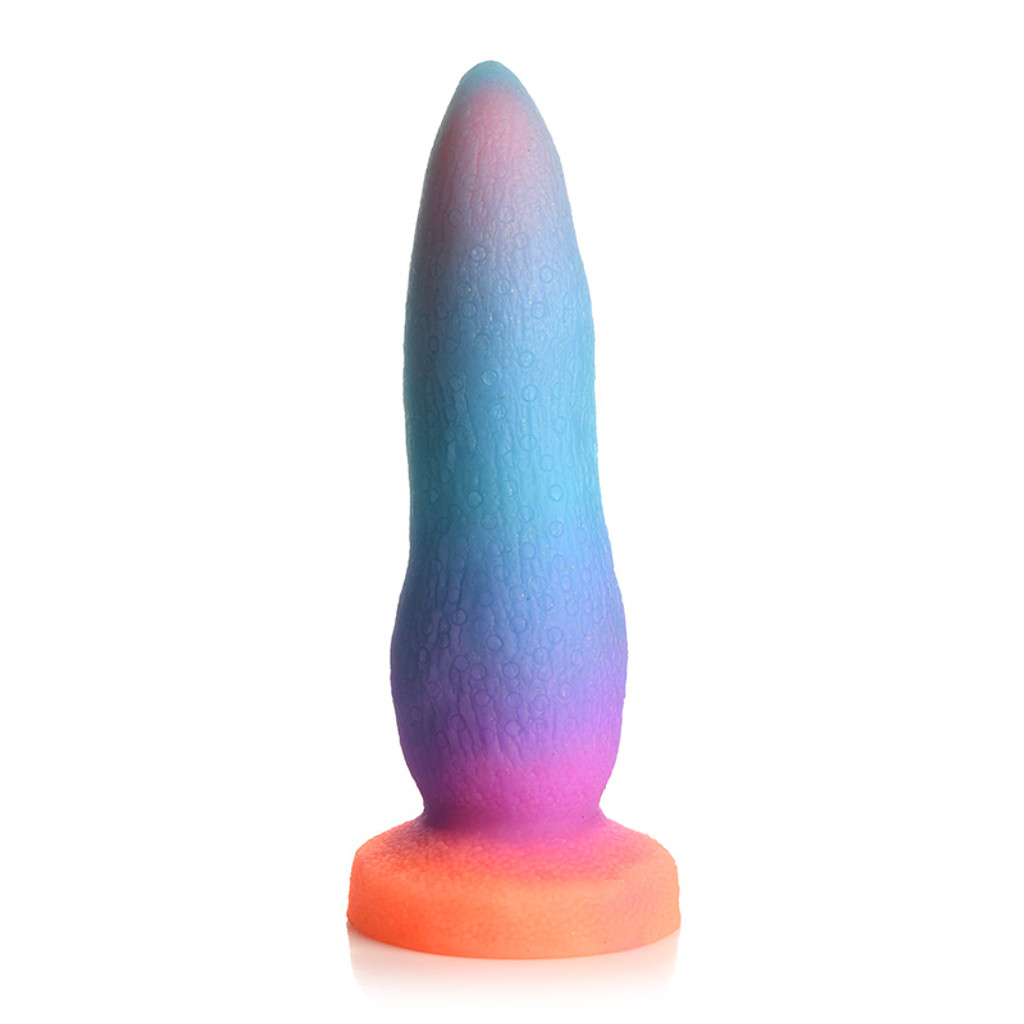 XR Brands Creature Cocks Tenta-Cock Glow-In-the-Dark Silicone Dildo - Back