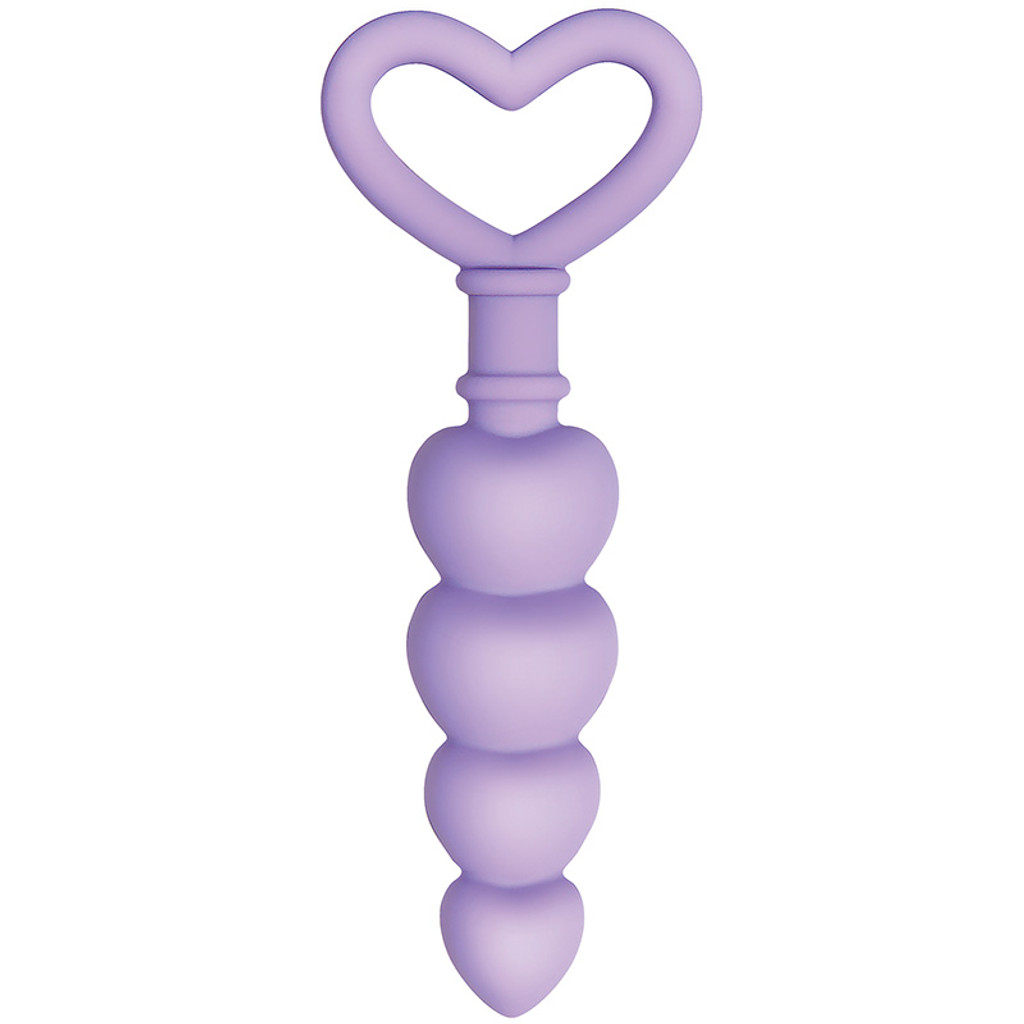 Evolved Novelties Sweet Treat Heart Shaped Beaded Anal Plug