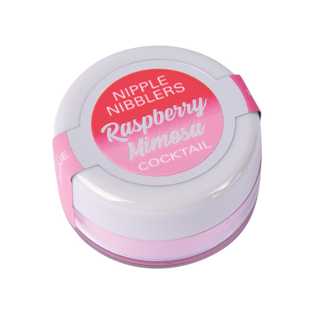 Jelique Nipple Nibblers Cocktail Pleasure Balm Mini Sample - Raspberry Mimosa Top