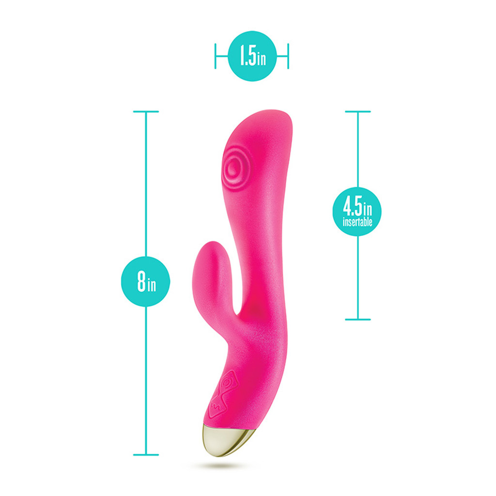 Blush Novelties Aria Pleasin' AF Vibrator - Measurements 