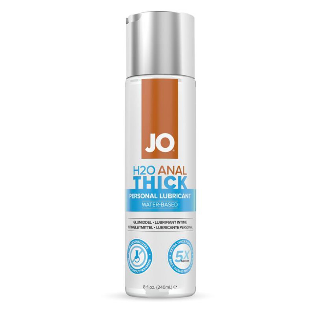 4 oz. System JO H2O Anal Thick Personal Lubricant - Front